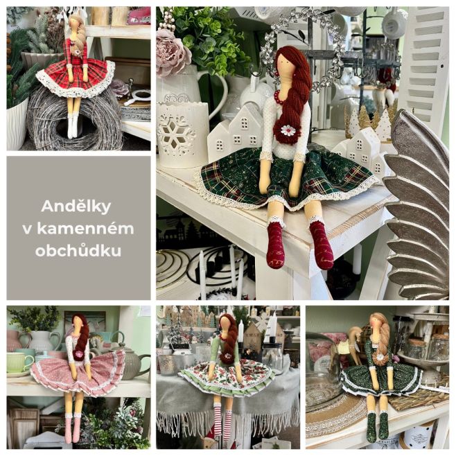 V obchůdku na náměstí v Soběslavi se zabydlely andělky...😘