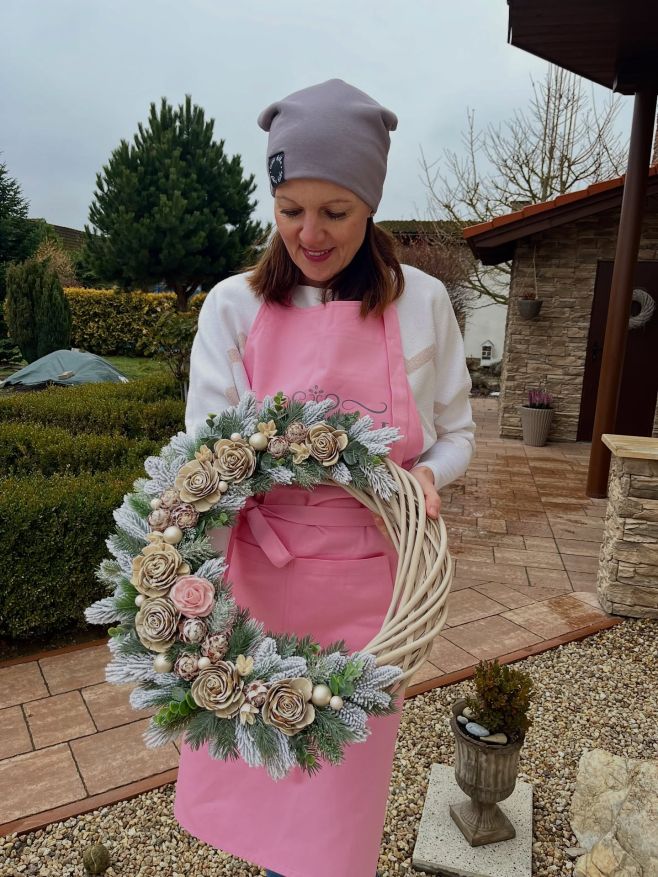 “Obřík” pro kamarádku Káťu na vrata.😉😊